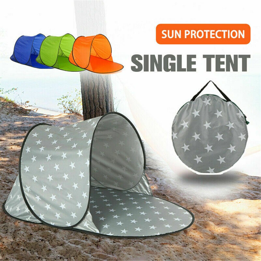 Cheap Goat Tents New Automatic Outdoor Camping Tent Waterproof Anti Uv Beach Tent Ultralight Pop Up Tent Summer Sea Sun Shelters Awning Sunshade Tents